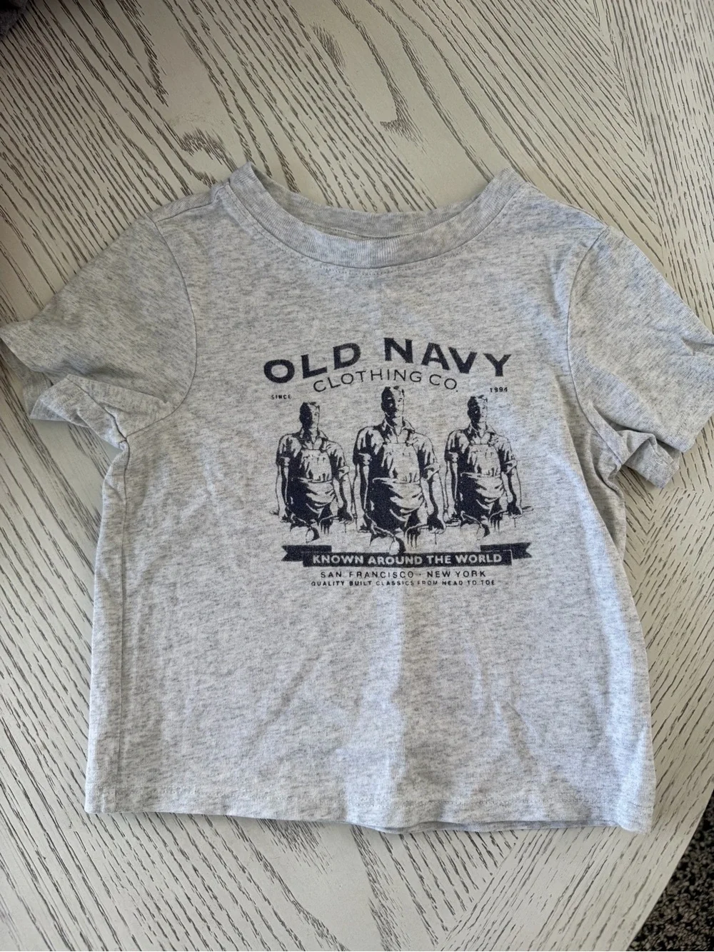 Old Navy Vintage, Light Gray Graphic Short-Sleeve Tee